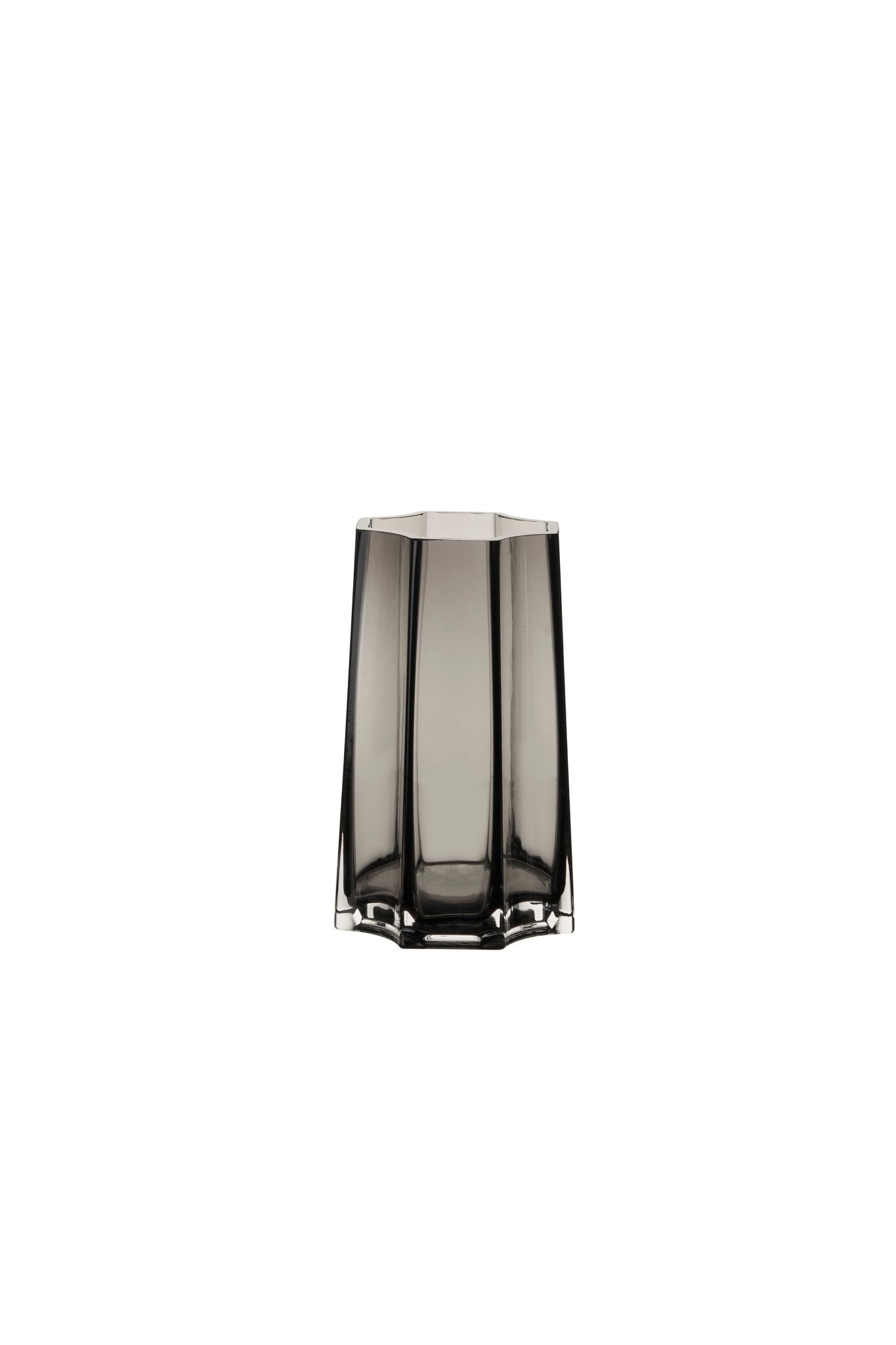 Small Luxury vase, modern classic, stylish design, LENOX 15 Gray - Nid Thuis