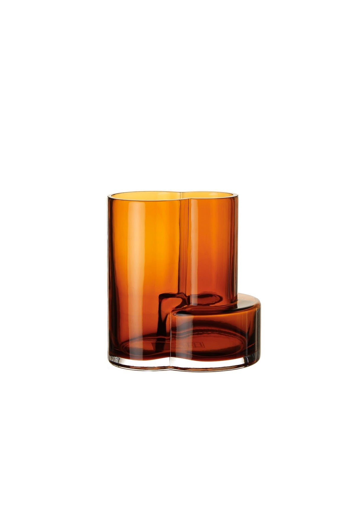 Vase en verre au design innovant – Style constructiviste - Nid Thuis