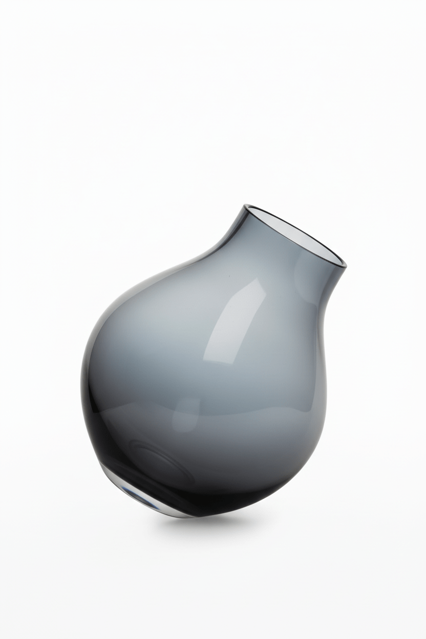 Vase en verre forme bulbée – LUXURY EDITIONS - Nid Thuis